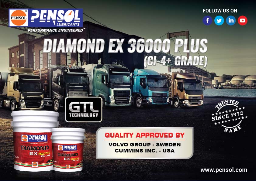 Multipurpose Hydraulic Fluid India Diamond Ex 36000 Plus Gtl Tech